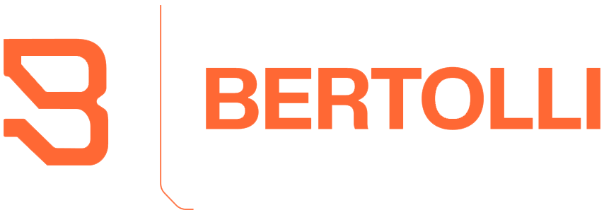 Logo Bertolli Construtora Laranja